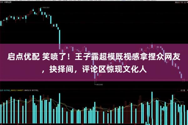 启点优配 笑喷了!王子露超模既视感拿捏众网友,抉择间,评论区惊现文化人