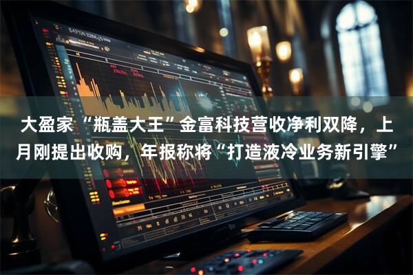 大盈家 “瓶盖大王”金富科技营收净利双降，上月刚提出收购，年报称将“打造液冷业务新引擎”